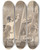Triptych art skateboard deck of John Thomas Smith Hogarth Painting His Picture Of Captain Coram For The Foundling Hospital by John Thomas Smith (1766-1833)