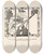 Triptych art skateboard deck of Dugald Stewart Walker The Oak Finds Happiness In Providing A Refreshing Drink For Migrating Fairies by Dugald Stewart Walker (1883-1937)