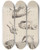 Triptych art skateboard deck of Peter Paul Rubens Study Of Hands by Peter Paul Rubens (1577-1640)