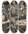 Triptych art skateboard deck of Ernst Ludwig Kirchner Mondnacht_1 by Ernst Ludwig Kirchner (1880-1938)
