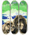 Triptych art skateboard deck of Eric Rohman Nanook Of The North by Eric Rohman (1891-1949)
