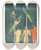 Triptych art skateboard deck of Edvard Munch Boys Bathing_1 by Edvard Munch (1863-1944)