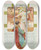 Triptych art skateboard deck of Miguel Segui Publisher Album Salon Pl18 by Miguel Segui (Publisher) (19-)