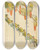 Triptych art skateboard deck of Dugald Stewart Walker The Mobilization Of The Fairy Army by Dugald Stewart Walker (1883-1937)