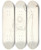 Triptych art skateboard deck of George Romney Study Of Two Figures One Seated The Other Standing by George Romney (1734-1802)