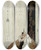 Triptych art skateboard deck of Kay Rasmus Nielsen East Of The Sun And West Of The Moon Pl 07 by Kay Rasmus Nielsen (1886-1957)