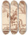 Triptych art skateboard deck of Cyprin Majernk Don Quijote_1 by Cyprian Majernik (1909-1945)