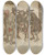 Triptych art skateboard deck of Arthur Rackham They Crowed Round Him Eyeing Him From Head To Foot With Great Curiosity by Arthur Rackham (1867-1939)