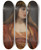 Triptych art skateboard deck of Luis Ricardo Falero Bedouin Girl by Luis Ricardo Falero (1851-1896)