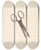 Triptych art skateboard deck of Archie Thompson Bishop Hill Small Scissors by Archie Thompson