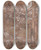 Triptych art skateboard deck of Giuseppe Passeri The Ecstacy Of The Blessed Giacinta Marescotti by Giuseppe Passeri (1654-1714)