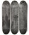 Triptych art skateboard deck of Gustave Dor The Raven Pl11 by Gustave Dore (1832-1883)