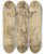 Triptych art skateboard deck of Pedro Atanasio Bocanegra A Male Saint In Glory by Pedro Atanasio Bocanegra (1638-1688)