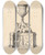 Triptych art skateboard deck of Placido Columbani At The City Of Albano_1 by Placido Columbani (1744-1801)