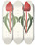 Triptych art skateboard deck of James Ward Flat And Uniform Application Of Colours At A And Gradated Effect Of The Same Coloursused With A Full Brush At B by James Ward (1851-1924)