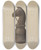Triptych art skateboard deck of Alexander Anderson Horse Head Hitching Post by Alexander Anderson