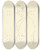 Triptych art skateboard deck of Mary Cassatt Femme Assise De Profil by Mary Cassatt (1844-1926)
