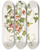 Triptych art skateboard deck of Alois Lunzer Maurandia by Alois Lunzer (1840)