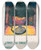 Triptych art skateboard deck of Karl Wiener Lampe Und Bcher by Karl Wiener (1901-1949)