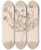 Triptych art skateboard deck of Louis Antoine Cusin Herbier De La Flore Franaise Pl0239 by Louis Antoine Cusin (1824-1901)