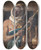 Triptych art skateboard deck of Gyula Tornai The Guard by Gyula Tornai (1861-1928)
