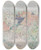 Triptych art skateboard deck of Paul Baum Blick Aus Homberg An Der Efze Ber Blhende Bume by Paul Baum (1859-1932)