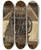 Triptych art skateboard deck of Theodor Von Hrmann A Water Well by Theodor Von Hormann (1840-1895)