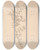 Triptych art skateboard deck of Louis Antoine Cusin Herbier De La Flore Franaise Pl0603 by Louis Antoine Cusin (1824-1901)