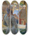Triptych art skateboard deck of Carl Wilhelmson Eventide Bohusln by Carl Wilhelmson (1866-1928)