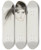 Triptych art skateboard deck of Paul Csar Helleu Head Of Helena Rubinstein With Egret Feathers by Paul Cesar Helleu (1859-1927)