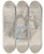 Triptych art skateboard deck of Samuel Shelley Study For A Portrait Group by Samuel Shelley (1750-1808)