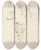 Triptych art skateboard deck of Robert Hills A Donkey Six Studies Lying Walking Standing Sitting by Robert Hills (1769-1844)