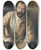 Triptych art skateboard deck of Ludwig Michalek Bildnis Carl Moll by Ludwig Michalek (1859-1942)