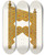 Triptych art skateboard deck of Fedor Grigoryevich Solntsev Mesto Tsarskoe Zolotoe Izobrazhenie 2 by Fedor Grigoryevich Solntsev (1801-1892)