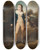 Triptych art skateboard deck of Sir Henry Raeburn Master Cathcart Y Perro by Sir Henry Raeburn (1756-1823)