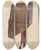 Triptych art skateboard deck of Fritz Boehmer Zoar Bonnet by Fritz Boehmer