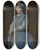 Triptych art skateboard deck of Charles Franois Jalabert Portrait Of A Lady In Blue by Charles Francois Jalabert (1819-1901)