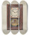 Triptych art skateboard deck of Dana Bartlett Clock Seth Thomas by Dana Bartlett
