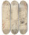 Triptych art skateboard deck of Gabriel Jacques De Saintaubin Sheet Of Studies by Gabriel Jacques de Saint-Aubin (1724-1780)