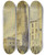 Triptych art skateboard deck of Thomas Shotter Boys La Tour Saintjacques Avant Son Dgagement by Thomas Shotter Boys (1803-1874)