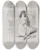 Triptych art skateboard deck of Karel Klic Bilderbuch Fur Hagestolze Pl072 by Karel Klic (1841-1926)