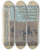 Triptych art skateboard deck of Hc Louwerse Bandontwerp Voor Pieter Louwerse Bloemlezing Uit De Duizend En N Nacht 1910 by H.C. Louwerse (1878-1946)