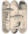 Triptych art skateboard deck of Mikul Galanda Drowned_1 by Mikulas Galanda (1895-1938)