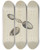 Triptych art skateboard deck of Alfred Walbeck Silver Folding Spoon by Alfred Walbeck