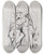 Triptych art skateboard deck of Karel Klic Bilderbuch Fur Hagestolze Pl034 by Karel Klic (1841-1926)