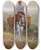 Triptych art skateboard deck of Modesto Teixidor Y Torres Women Riding A Donkey by Modesto Teixidor Y Torres (1854-1928)
