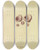 Triptych art skateboard deck of James Bolton Icons Fungorum Circa Halifax Sponte Nascentium Pl038 by James Bolton (1735-1799)