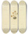 Triptych art skateboard deck of James Bolton Icons Fungorum Circa Halifax Sponte Nascentium Pl014 by James Bolton (1735-1799)
