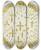 Triptych art skateboard deck of Martin Frobenius Ledermuller Amusement Microscopique Tant Pour Lesprit Que Pour Les Yeux Pl012 by Martin Frobenius Ledermu%Cc%88Ller (1719-1769)