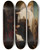 Triptych art skateboard deck of Artur Grottger Struggle With Satan Circa 1850 by Artur Grottger - Struggle with Satan